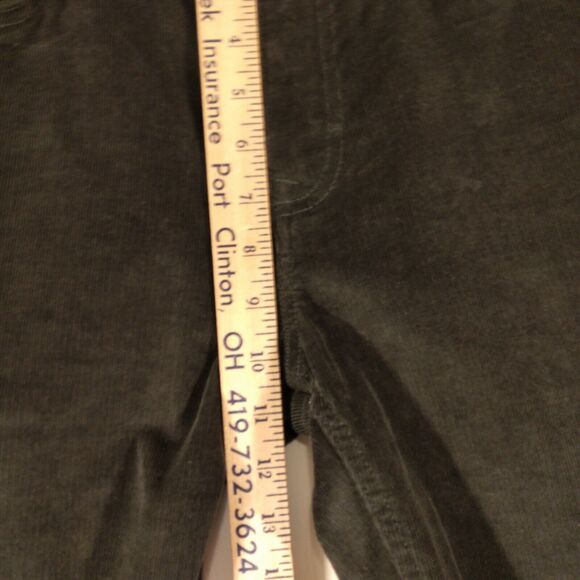 Banana Republic Corduroy pants mesn 32x32 gray slim fit 5-pocket straight leg - Picture 4 of 8